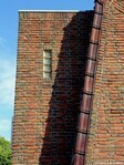 Detail voorgevel en zijgevel trappenhuis.
<br/>
Gert-Jan Lobbes, juli 2019